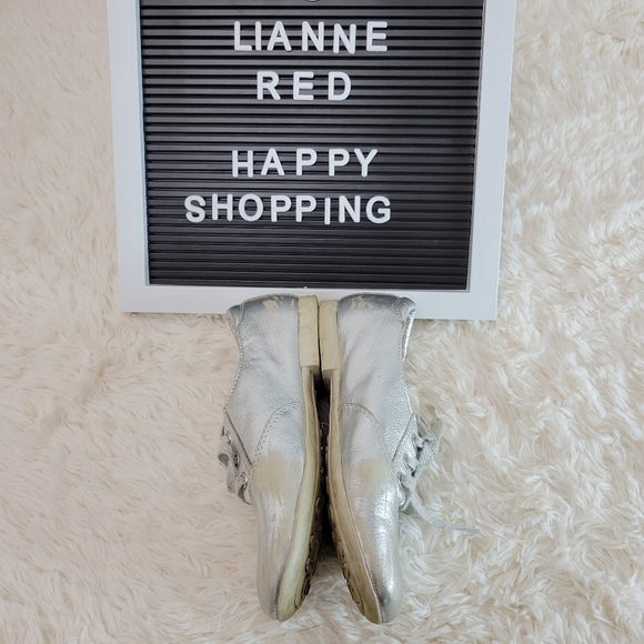 GEOX Metallic Silver Sneaker for Kids - Picture 3 of 10